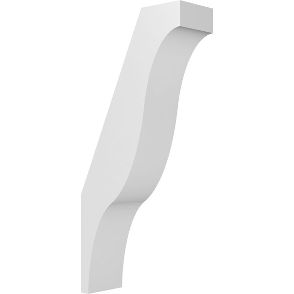 Ekena Millwork 4-in. W x 10-in. D x 22-in. H Funston Architectural Grade PVC Knee Brace BRCP04X10X22FST - main